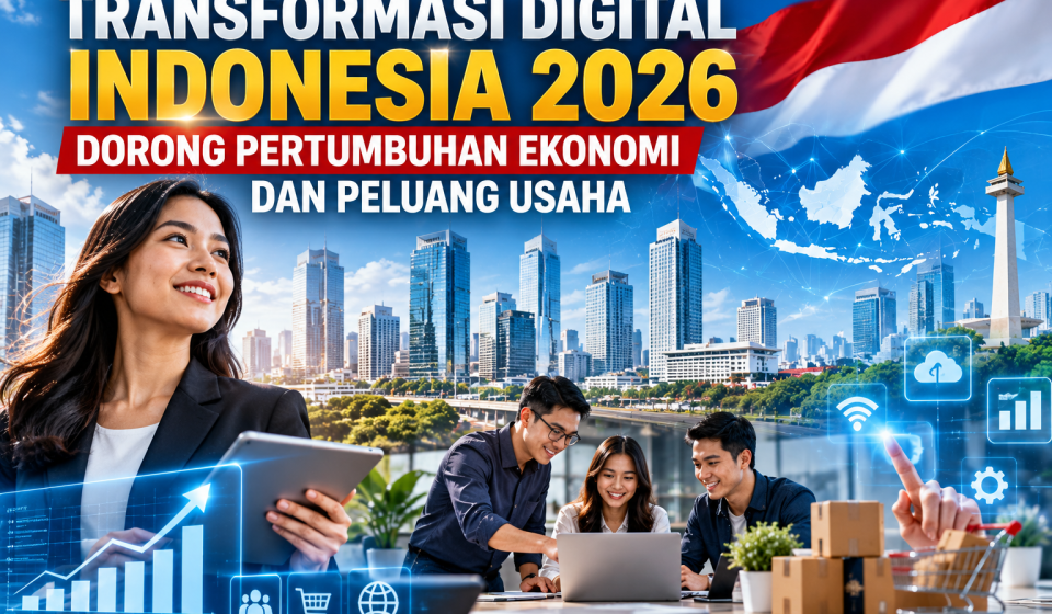 Transformasi Digital Indonesia 2026 Dorong Pertumbuhan Ekonomi dan Peluang Usaha